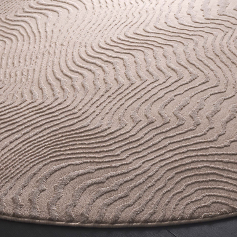 Markandu Performance Abstract Rug, Round 6'7"