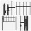 205 cm W Gate Fencing