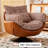 Bedroom Single 360 Rotating Cotton-Linen Recliner-1969399320