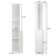 Reculver 11.8'' W x 66.9'' H x 9.5'' D Linen Cabinet