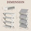 12 Pair Shoe Rack