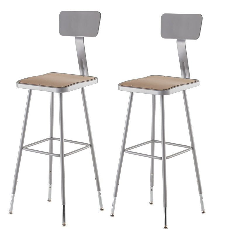 Tabouret de laboratoire à hauteur ajustable, 32" - 39"