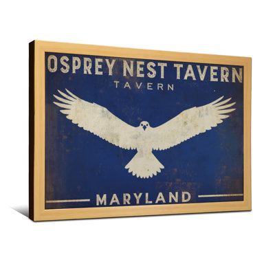 Animals Osprey Nest Tavern Maryland Sign