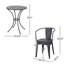 ENSEMBLE MÉTAL 3 PCS LOURDES