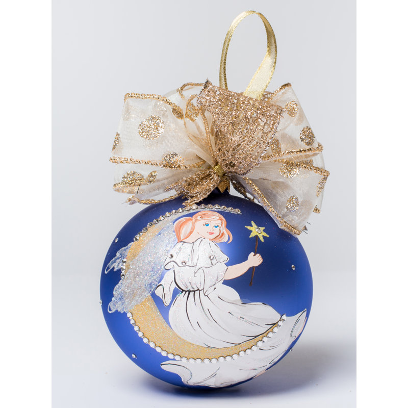 6'' Handmade Glass Ball Ornament