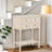 Console Table With 3 Drawers And Bottom Shelf-1065609735