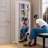 Modern Shoe Cabinet With Mirror & Arc Corner Design – Entryway & Bedroom Storage Solution