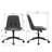 Mariello 23" Wide Adjustable Height Leather Swicel Office Chair With Quilted Backrest-103555072-103555073