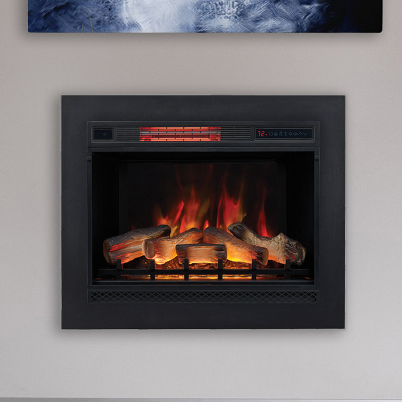 SpectraFire Plus Electric Fireplace Insert, 23.1" H x 29.13" W x 9.5" D, 3D SpectraFire Plus with Logs