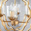 Lustre en métal 4 lumières