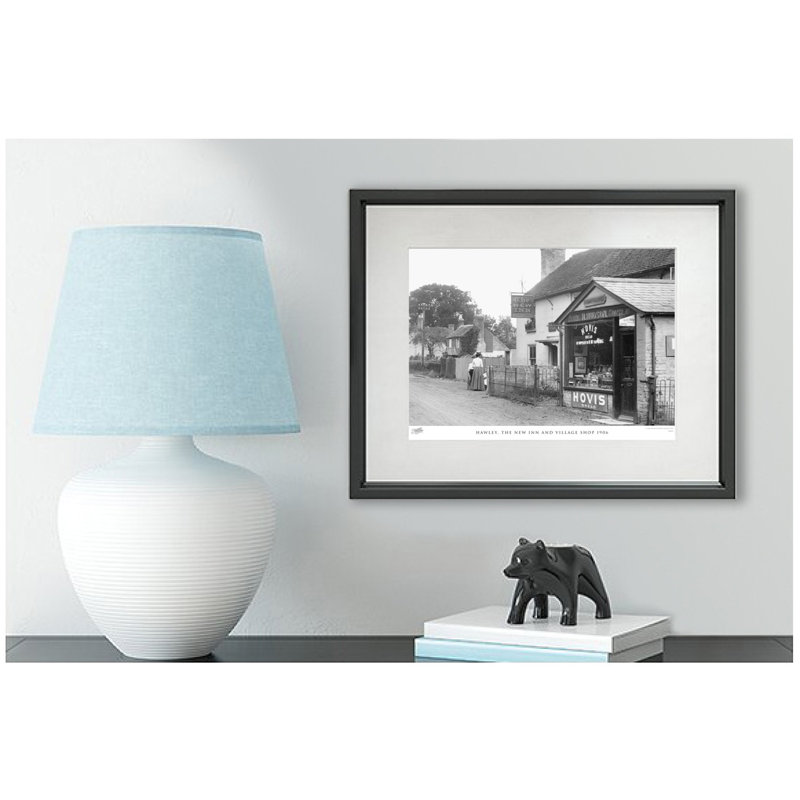 Hawley, The New Inn And Village Shop 1906 by Francis Frith - Single Picture Frame Print, 28cm H x 36cm W x 2.3cm D