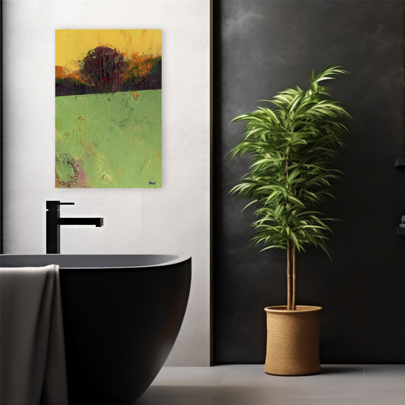 Sundew - Art abstrait paysages, H 24 po x l 16 po