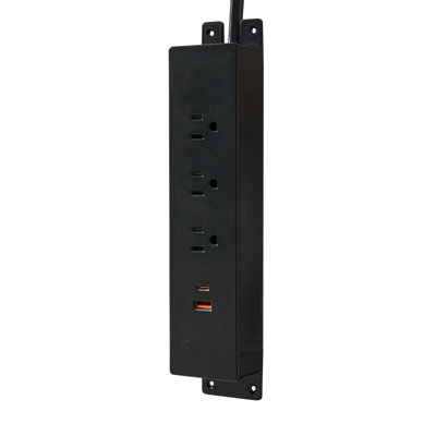 Prise de courant extérieure avec USB Type-C et support de fixation