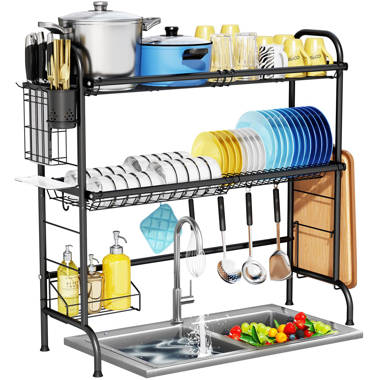 Dish Rack Kitchen Cabinet - Stainless Steel - 31-1/2 inch - Furnica