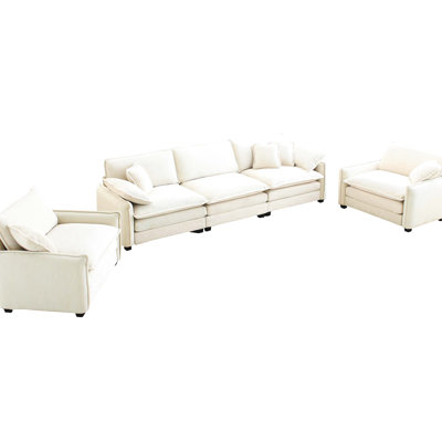 Cozy 5 In Beige Corduroy, Home Cinema Style, Retro Design With Comfort Corduroy , Pillows, Design, And Fashionable