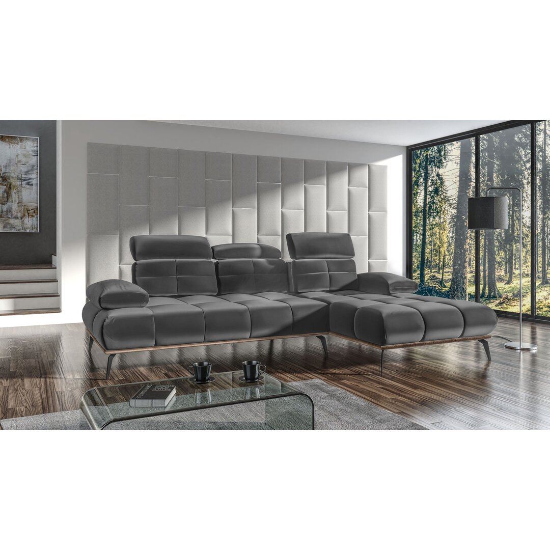 Premium Ecksofa Biggs aus Samt