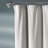Chenille Chevron Cotton Geometric Shower Curtain-693306508