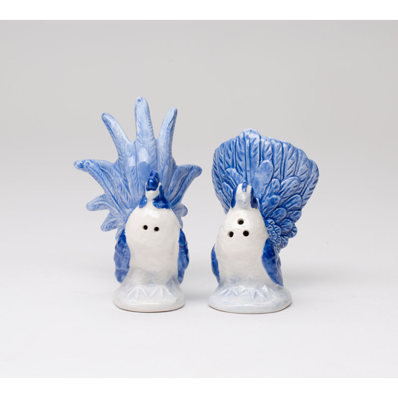 Ensemble mini salière et poivrière Blue Rooster