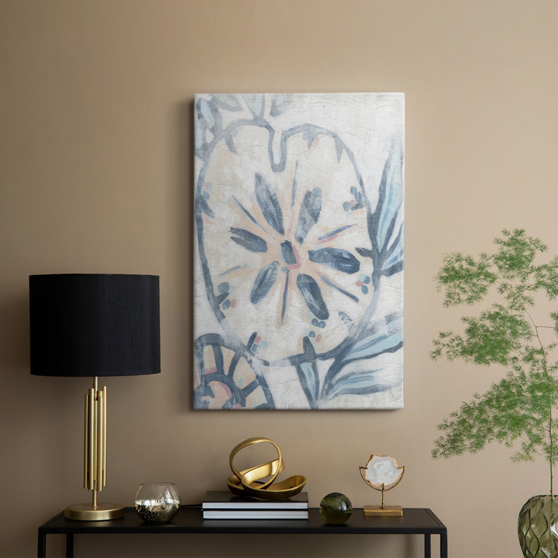 Beach Shell Fresco I -Galerie enveloppée Cavas, H 36 po x l 24 po