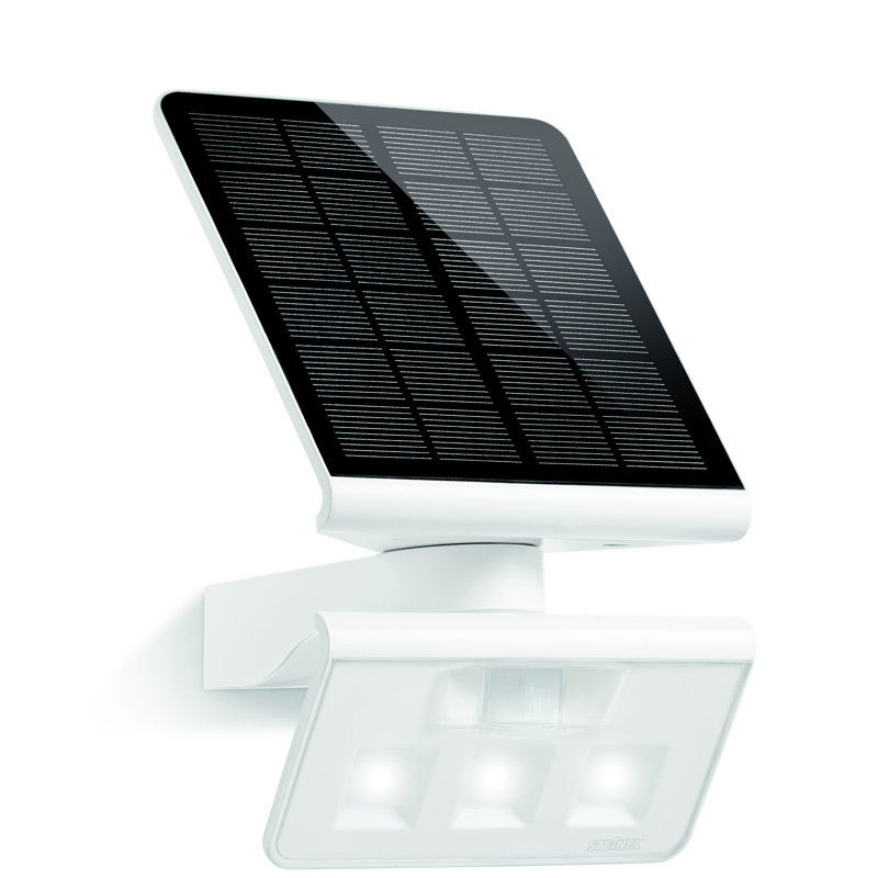 LED Solar Flood Light XSolar L-S Security Light with Motion Sensor, White