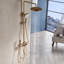 Système de douche mural thermostatique à quatre fonctions pour salle de bain-94257302