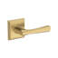 Wyndcliff Passage Lever with Chamfered Square Rose in Venetian Bronze-183790085