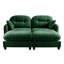 2 - Siège avec chenille, courbe ergonomique et mobile pour les chambres confortables. Mousse modulaire haute densité, élégante, confort moelleux comme un nuage.