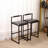 Comfortable and Stylish Bar Stool Set with Long-Lasting Materials for Diverse Settings