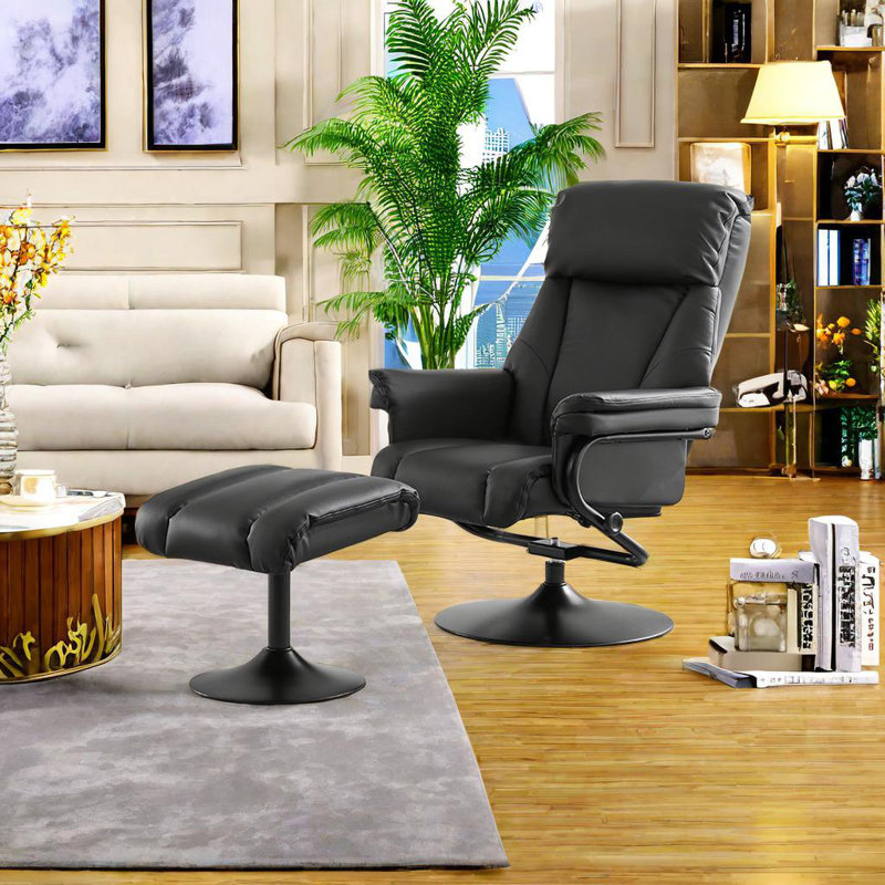 Fauteuil inclinable Angee, Noir