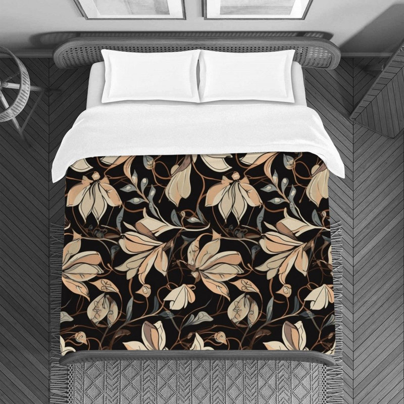 Housse de couette Luxury Luxury Floral, Housse de couette simple