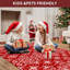 Kikumi Christmas Decorative Washable Area Rug With Non-Slip Backing-1403452409