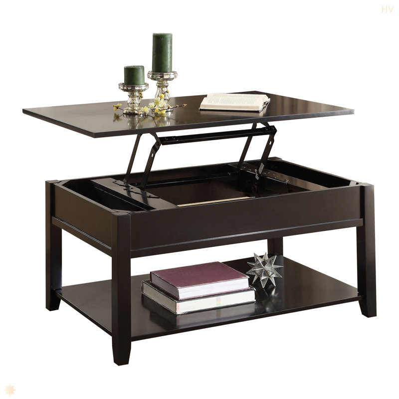 Table basse avec plateau relevable