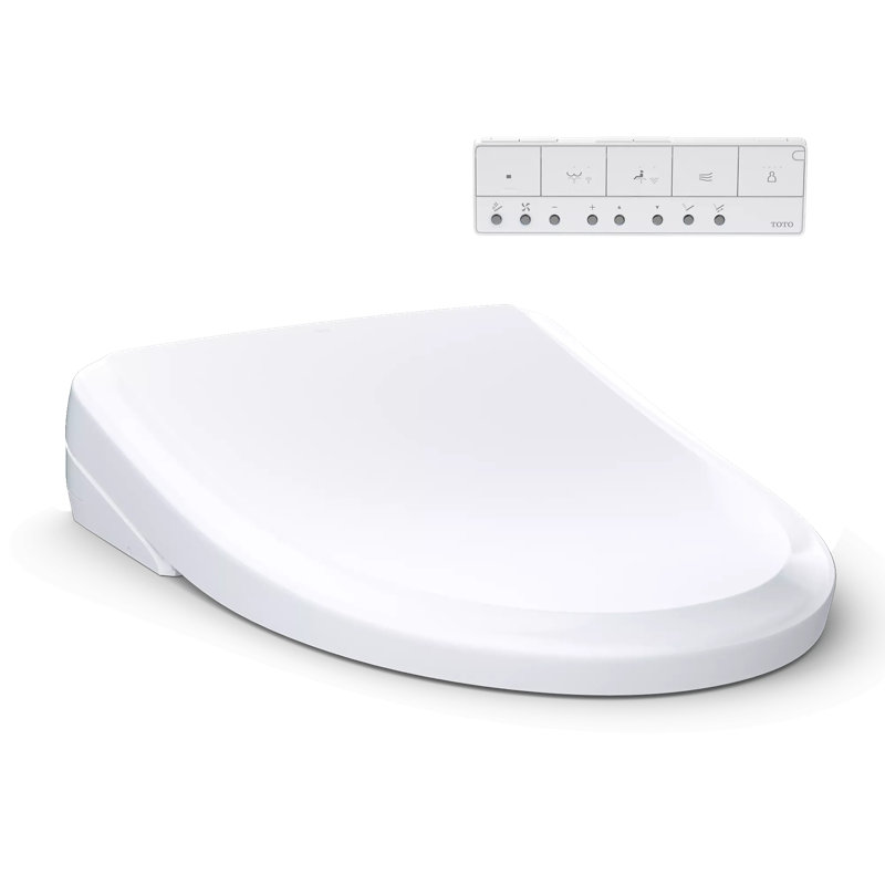 Washlet® Electronic Classic Elongated Auto Open/Close Lid Bidet Seat, Cotton White