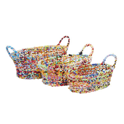 Ensemble de paniers en tissu