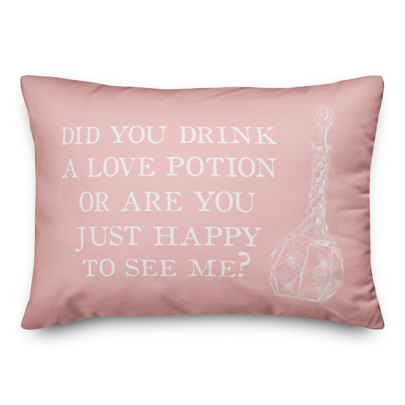  Housse et insert d'oreiller rectangulaire Love Potion