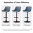 Modern Height Adjustable Swivel Bar Stools Upholstered Leather Barstool Kitchen Island Chairs With Metal Frame-1547019493