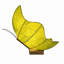  Grande lampe de table papillon verte-2142521003