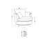 Upholstered Swivel Barrel Chair-66475449