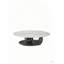 Coffee Table Set 51"Oval Sintered Stone & 19.7"Round Table Steel Sphere+C-Base for Room/Studio