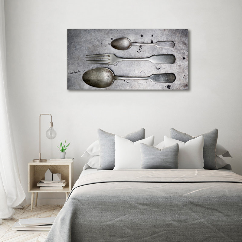 Cutlery - Wrapped Canvas Print