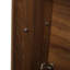 Meuble-lavabo autoportant de 18 pouces avec lavabo simple. Armoire à portes à fermeture douce. Lavabo en céramique. Assemblage sans couture de l'armoire de 18 po en contreplaqué brun ébène pour les petites salles de bain.