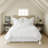 Elsie Tassel White Comforter Designer King-121171788
