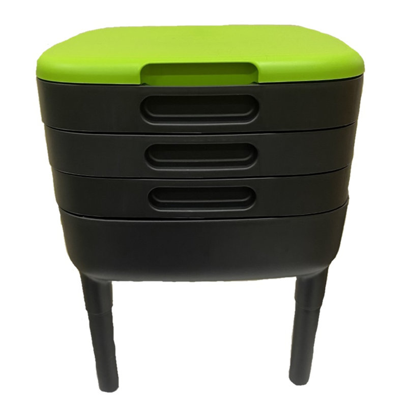 6 Gallons Plastic Odor Resistant Worm Bin