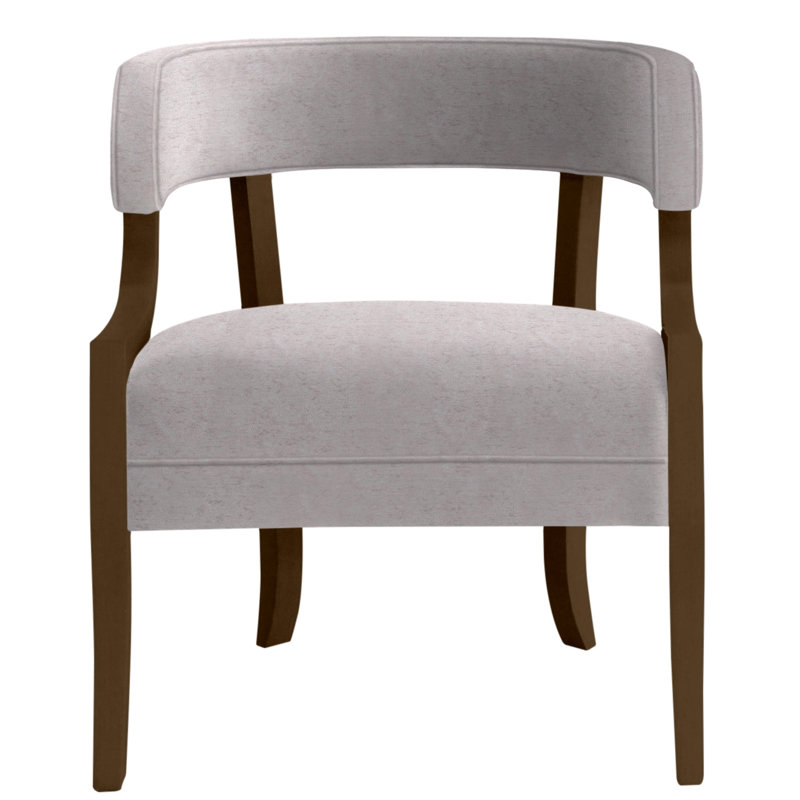 Thom Filicia Home 25"Otisco Chair, Nadia Linen, Havana