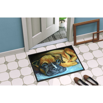 Wheelersburg Non-Slip Outdoor Doormat