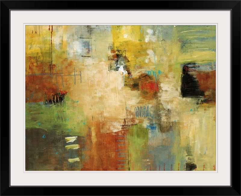 «Hymera For Instance» par Lisa Ridgers, reproduction d'art, H 26 po x l 32 po x P 1 po, Cadre noir