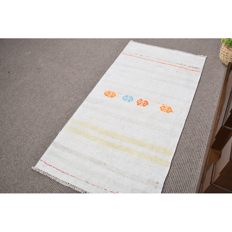 Tapis d'entrée antique en kilim turc antique