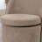 Upholstered Barrel Dining Chairs, Boucle Fabric Swivel Kitchen Chairs, Wingback Side Chairs, Armless Vanity Chairs-799292828