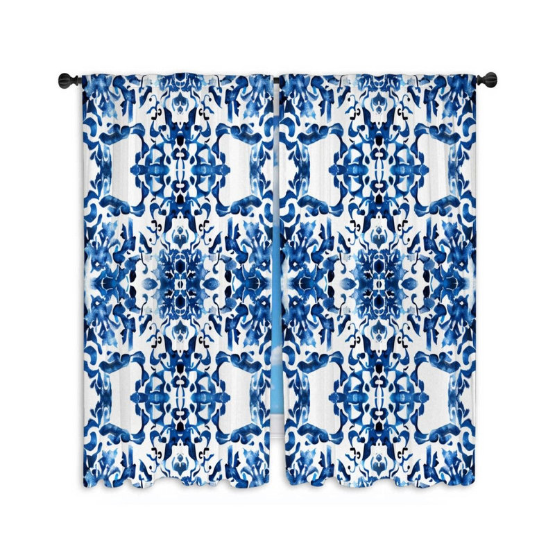 Devjuti Room Darkening Curtain Pair, 20" W x 84" L