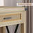 43" Boho Entryway Table With Rattan Drawers, Rustic Wood Console Table With Storage For Living Room, Hallway, Foyer-1392340323